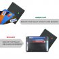 Men Front Pocket Wallet Minimalist Leather Slim Wallet RFID Blocking Card Holder