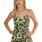 Private Island Hawaii Women One Pices Swimmingsuit Dress With Attached Pants (XX