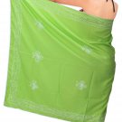 La Leela Rayon hawaiian cotton front skirt plus size tie for women for plus size