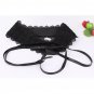 VGLOOK Women's Faux Leather Wrap Around Obi Cinch Waist Band Bohemian Lace belt