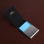 YDC06B02 Silver Grey Working Day Gift Idea Artificial Leather Card Holder Presen