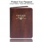 WALNEW Passport Holder Cover RFID Blocking Case Travelling Passport Cards Carrie