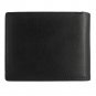 Women Wallet Zipper Genuine Leather Credit Card Holder (Black)