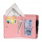 Women's Wallet Short Cartoon Cute Cat Wallet Coin Purse Bifold Purse with Zipper