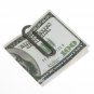 CKLT Man Metal Stainless Steel Silver Slim Money Clip Wallet Card Holder Paper C
