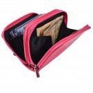 Hopsooken Womens RFID Leather Credit Card Holder Wallet Small Zipper Case Purse