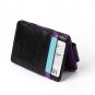 YCM010304 Black Blue Violet Leather Magic Wallet with Card Holders With Gift Box