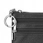 Women Small Cute Cowhide Leather Wallet, May zhang Soft Mini Coin Purse with Key