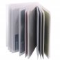 Set of 2 - 10 Page Plastic Card Wallet Insert For Bifold Trifold 20 Slots Holder
