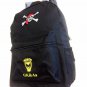 Mens NEW school bags Skull Backpack BLACK