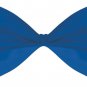 Amscan Costume Party Bow Tie (1 Piece), Blue, 5.7 x 6.3"