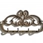 gasare, Cast Iron Wall Hooks, Decorative Wall Mounted Key Holders with 4 Hangers