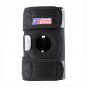 Sports Adjustable Silicon 2-spring Knee Pads Knee Support Guard Protector - Blac
