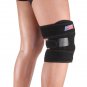 Sports Adjustable Silicon 2-spring Knee Pads Knee Support Guard Protector - Blac