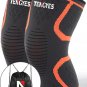Knee Compression Sleeve ( 1 Pair / sackpack ) by Tengyes - Best Knee Support Bra