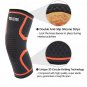 Knee Compression Sleeve ( 1 Pair / sackpack ) by Tengyes - Best Knee Support Bra