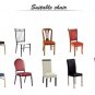 Stretch Spandex Dining Chair Cover Covers for Wedding Banquet Dining Room (White