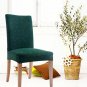 Printed Chair Covers Brushed Spandex Fabric Stretch Dining Room Slipcovers LIXFD