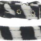 Mirage Pet Products 3/8-Inch Width Plain Animal Print Collar for Pets, 12-Inch,