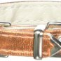 Mirage Pet Products Metallic 3/8-Inch Wide Plain Collars, 8-Inch, Metallic Orang