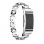 Elegant Stainless Steel Smart Watch Bands Straps Replacement for Fitbit Charge 2