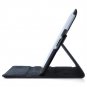 SuperLite 360 Degrees Rotating Stand Leather Case for Ipad 2/3/4, Black
