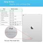 Infiland iPad Pro 10.5 Case - Smart Folio Stand Cover with Document Card Pocket