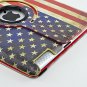 LiViTech(TM) 360 Degree PU Leather Vintage USA/UK Flag Style for Apple iPad 2 3