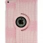 LiViTech(TM) Crocodile Alligator Design Series 360 Rotating PU Leather Case Smar