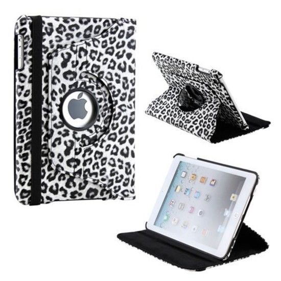 iPad mini 1/2/3 Case - 360 Degree Rotating Synthetic Leather Multi-angle Stand F