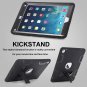 iPad Pro 9.7 Case with Stand MouKou 3 in 1 Hybrid Cases Silicone Skin with PC Pl
