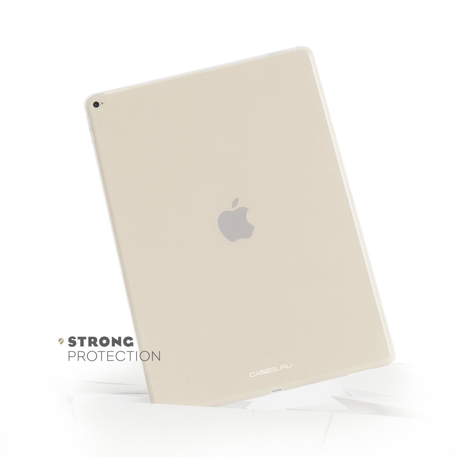 iPad Pro Case, Caseguru&Acirc;&reg; CLEAR Flexible Soft Transparent TPU Rubber Back Cover