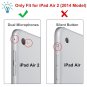 iPad Air 2 Sale Case, Dteck(TM) Ultra Slim Light Synthetic Leather Transparent B