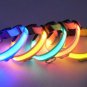 Namsan Dog Puppy Pet LED Light Flashing Safety Collar Nylon Adjustable Width 2.5