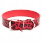 Aolove Basic Classic Leopard Print Adjustable Genuine Leather Pet Collars for Me