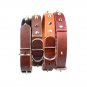 Leather Padded Dog Collar The CAILLU-Luxury Real Leather Padded Dog Collar,Adjus