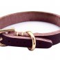ZEEY Adjustable Soft Leather Pet Dogs Collar 1.6cm Wide, 3 Different Sizes Easy