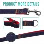 Bark Lover Pet Denim Dog Collar Leash Harness Traction Rope Leash for Training