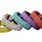 Speckled Adjustable LED Dog Collar (Red, Small)