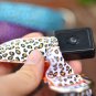 Speckled Adjustable LED Dog Collar (Red, Small)
