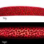 Speckled Adjustable LED Dog Collar (Red, Small)