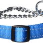 Reflective Nylon Choke Collar Slip Show Obedience Training Gentle Choker for La
