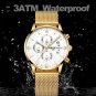 NIBOSI Men's Watches Luxury Chronograph Calendar Waterproof Military Quartz Wris