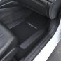 BDK A Set of 4 Universal Fit Plush Carpet with Vinyl Trim Floor Mats For Cars/Tr