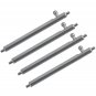 RECHERE 4PCS Quick Release Spring Bar Stainless Steel Watch Pins Diameter 1.5mm