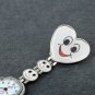 Lancardo Candy Color Smile Heart Face Nurse Clip Watch Medical Lapel Pocket Clas