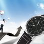 Men's Analog Quartz Watch Business Luxury Fashion Leather Strap Wrist Watch