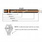 Watch Bands Straps Ballistic Nylon Strap with Stainless Steel Buckle Gray, 22mm