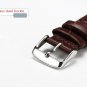 Men Brown Calf Leather Replacement Watch Band Alligator Grain 24mm Width 7.87in