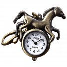 Horse Design Bronze Alloy Keychain Quartz Watches (Unisex)